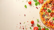 © Ali - captivating pizza advertising banner background with copy space for text