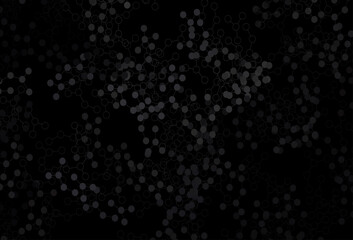 Wall Mural - dark gray vector template with artificial intelligence structure.