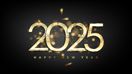 2025 Happy New Year Greeting Card