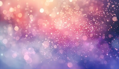 Wall Mural - Glistening light particles in the air on a pastel background, creating an ethereal and dreamy atmosphere. A soft white bokeh effect adds to its enchanting quality