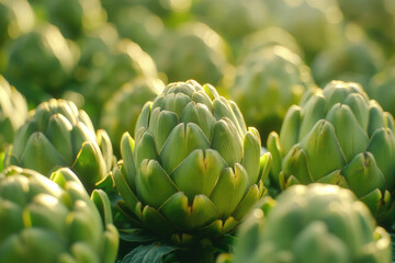 Poster - Artichokes - popular in regions with a mild climate like brittany, french food, hi end kitchen