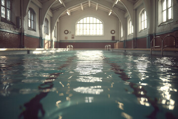 Poster - Swimming pool in england