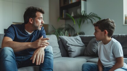 Canvas Print - The father and the son.