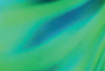 Wall Mural - light green vector colorful blur backdrop.