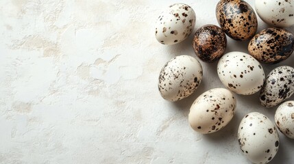 A quail eggs 