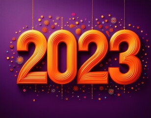 Wall Mural - illustration for new year 2025 happy new year business