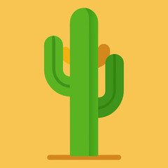 Sticker - cactus in the shape of a heart