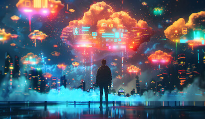 Serverless Computing Function as a Service (FaaS), serverless computing and function as a service (FaaS) with an image depicting developers deploying serverless applications, design