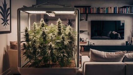 Hemp Marijuana Bud Cannabis Plant Indoor Cultivation Cannabis Culture Alternative Medicine Green Growth Cannabis Grow House Nature