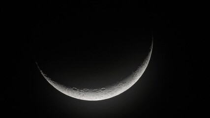 Wall Mural - close up moon - sky.