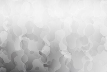 Wall Mural - light gray vector backdrop with memphis shapes.