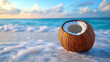 © Надежда Измайлова - Coconut on the shores of the tropical sea.