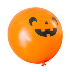 Poster - Laughing halloween balloon design element