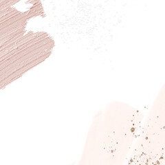 Wall Mural - acrylic paint texture frame png transparent background
