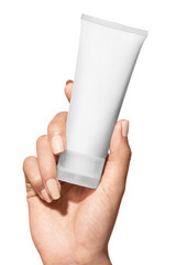 Sticker - Sunscreen tube png mockup for beauty brands