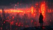 Advanced AI Security System Protecting High-Tech Facility