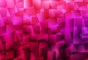 Wall Mural - Light Purple, Pink vector template with rhombus.