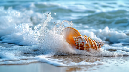 sea shell on the beach