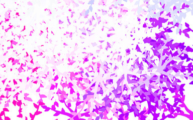 Wall Mural - light purple, pink vector pattern with random forms.