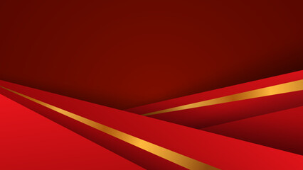 Wall Mural - Red background, Red banner