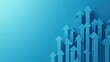 © Media Srock - Up arrows on blue background