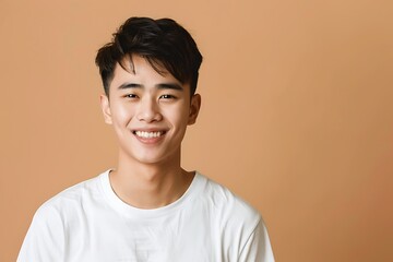 Wall Mural - Smiling Young Man Portrait