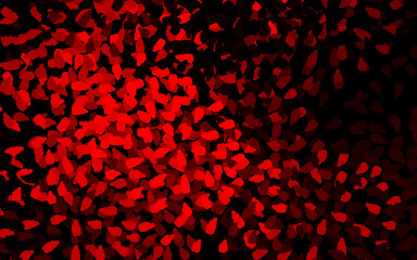Wall Mural - dark red vector texture with abstract forms.