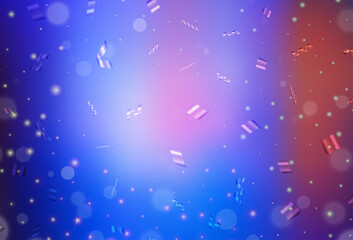 Wall Mural - light blue, red vector layout with circle shapes.