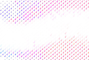 Wall Mural - light pink vector pattern with curved lines.