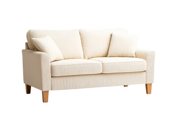 Wall Mural - White Sofa With Wooden Legs