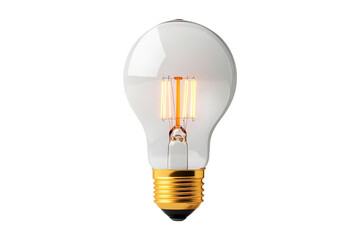 Light Bulb with Gold Base