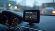 © pkproject - GPS Tracker on Car Dashboard for Smart Vehicle Monitoring and Driving