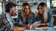 © Thares2020 - Couple Discussing Insurance Options with Financial Advisor in Meeting