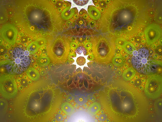 Imaginatory fractal abstract background Image