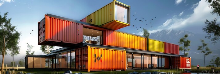 Advanced AI models for optimizing the design and layout of shipping containers 