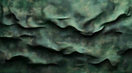 Sticker - Abstract Wavy Green Texture Background for Digital Art