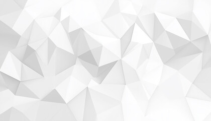 Wall Mural - abstract white background with low poly triangles, vector illustration. white polygonal wallpaper fo