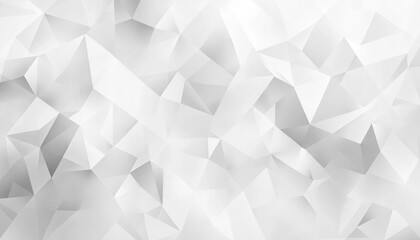 Wall Mural - abstract white background with low poly triangles, vector illustration. white polygonal wallpaper fo