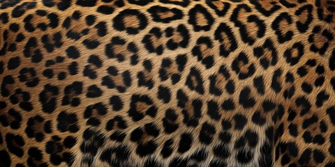 a close up of a leopard's fur with a brown and black pattern. the fur is very detailed and has a lot