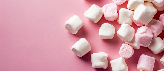 Aufkleber - Marshmallows adoration with copy space image