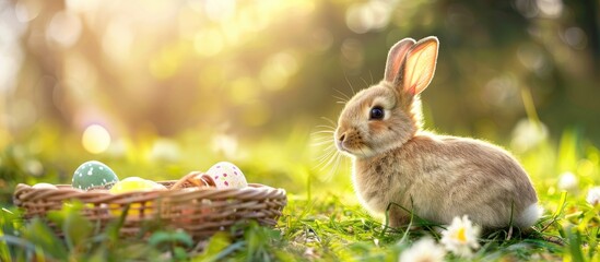 Poster - Easter themed copy space image