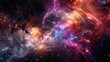 © PBMasterDesign - Vibrant cosmic scene showcasing colorful nebulae and stars, perfect for space enthusiasts and science fiction themes.