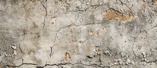 Aufkleber - Perfect for your design projects this close up cracked concrete texture creates a captivating copy space image