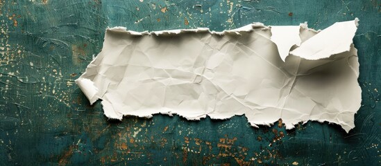 Aufkleber - A piece of torn paper with a copy space image
