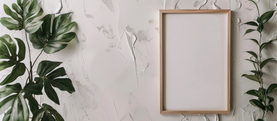 Aufkleber - A photo frame placed on a white background with copy space image