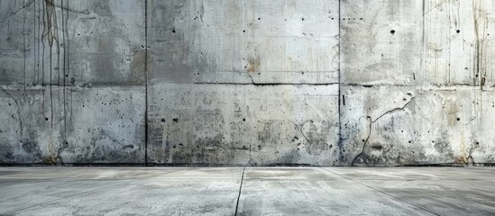 Aufkleber - Enhance your work with a sophisticated concrete backdrop featuring a bright and vintage style with space for adding images. Creative banner. Copyspace image