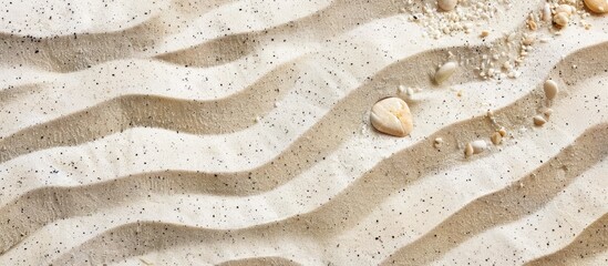 Aufkleber - Sand texture artfully crafted with room for design elements and text Overhead perspective in the copy space image