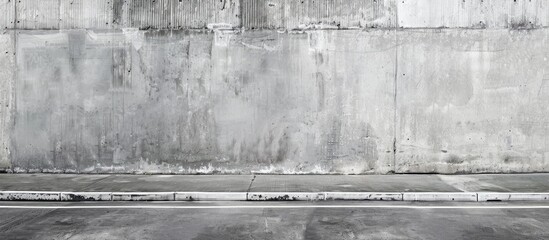 Aufkleber - Grey painted concrete wall with a blank copy space image