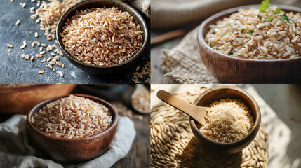 Canvas Print - buckwheat and rice