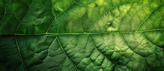 Leinwandbilder - Leaf s surface with copy space image